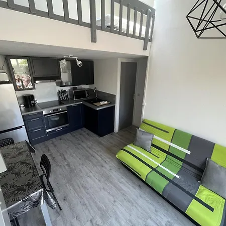 Villa T2 Mezzanine Renovee Climatisee 5p Proche Grande Plage, Terrasse, Parking Prive - Fr-1-799-36 Le Barcares