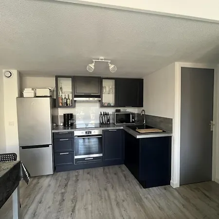 T2 Mezzanine Renovee Climatisee 5p Proche Grande Plage, Terrasse, Parking Prive - Fr-1-799-36